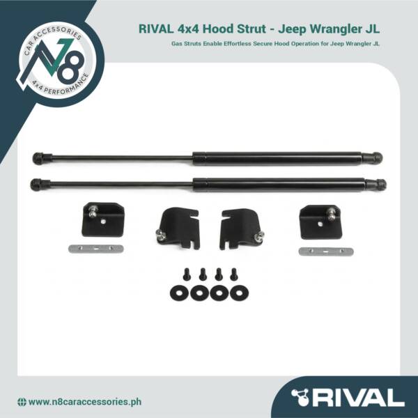 RIVAL 4x4 Hood Strut - Jeep Wrangler JL Genuine