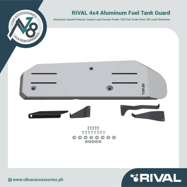 RIVAL 4x4 Aluminum Fuel Tank Guard Toyota Land Cruiser Prado 150 Genuine