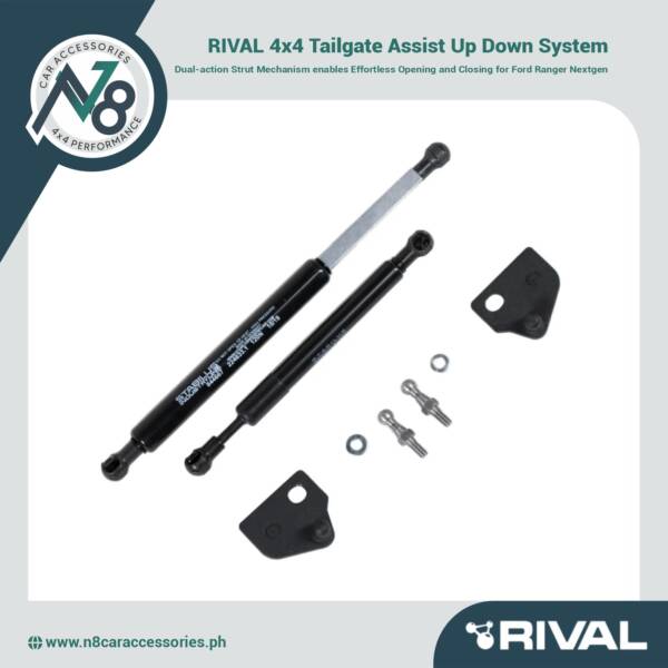RIVAL 4x4 Tailgate Assist Up Down System - Ford Ranger Nextgen Genuine