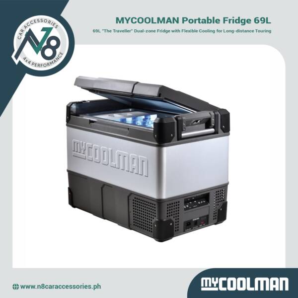 MYCOOLMAN Portable Fridge 69L (The Traveler - Dual Zone) Genuine