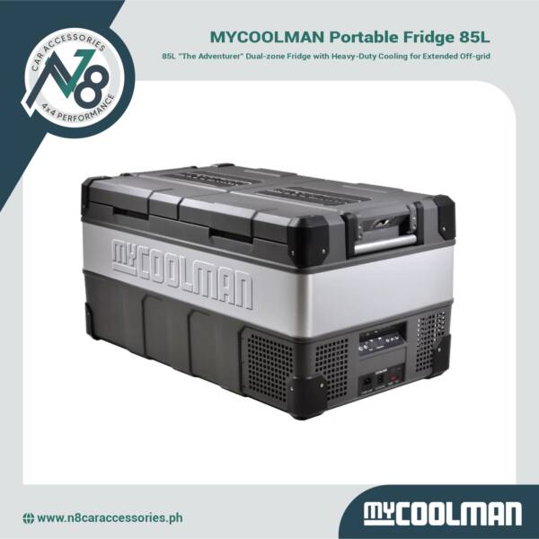 MYCOOLMAN Portable Fridge 85L (The Adventurer - Dual Zone) Genuine