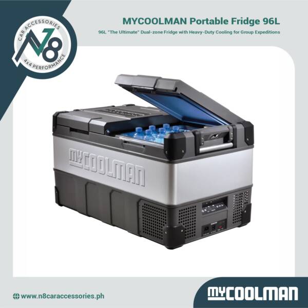 MYCOOLMAN Portable Fridge 96L (The Ultimate - Dual Zone) Genuine