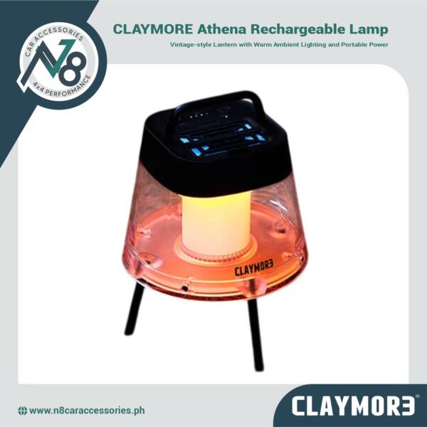CLAYMORE Athena Rechargeable Lamp with Pouch Genuine