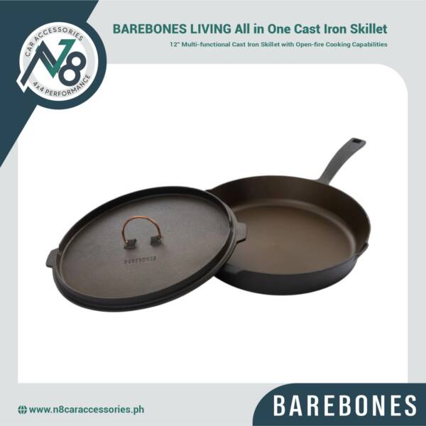 BAREBONES LIVING 12" All in One Cast Iron Skillet Genuine