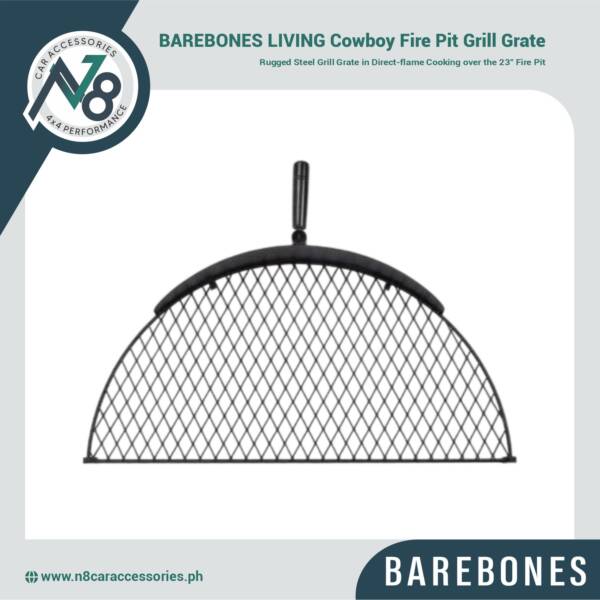 BAREBONES LIVING Cowboy Fire Pit Grill Grate - 23" Genuine