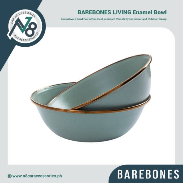 BAREBONES LIVING Enamel Bowl - set of 2 Genuine