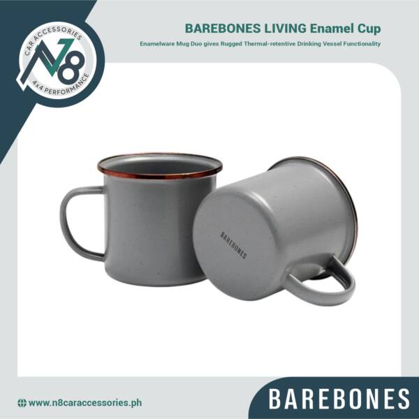 BAREBONES LIVING Enamel Cup - set of 2 Genuine