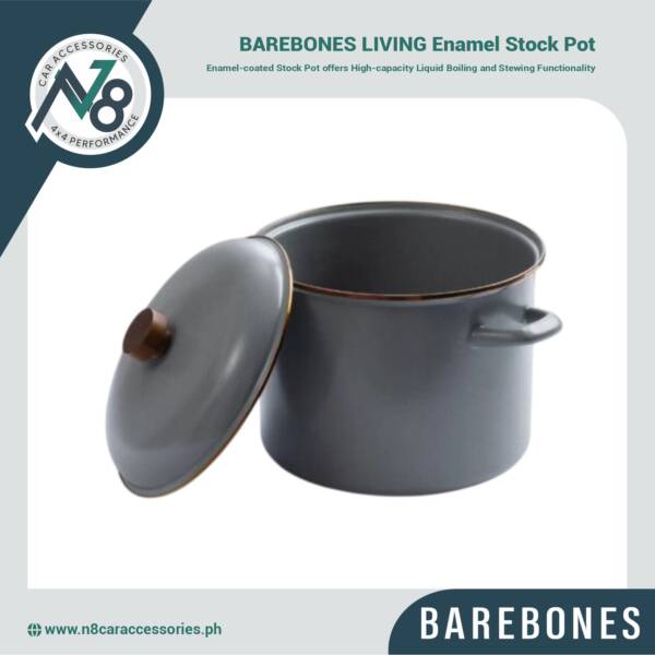 BAREBONES LIVING Enamel Stock Pot Genuine