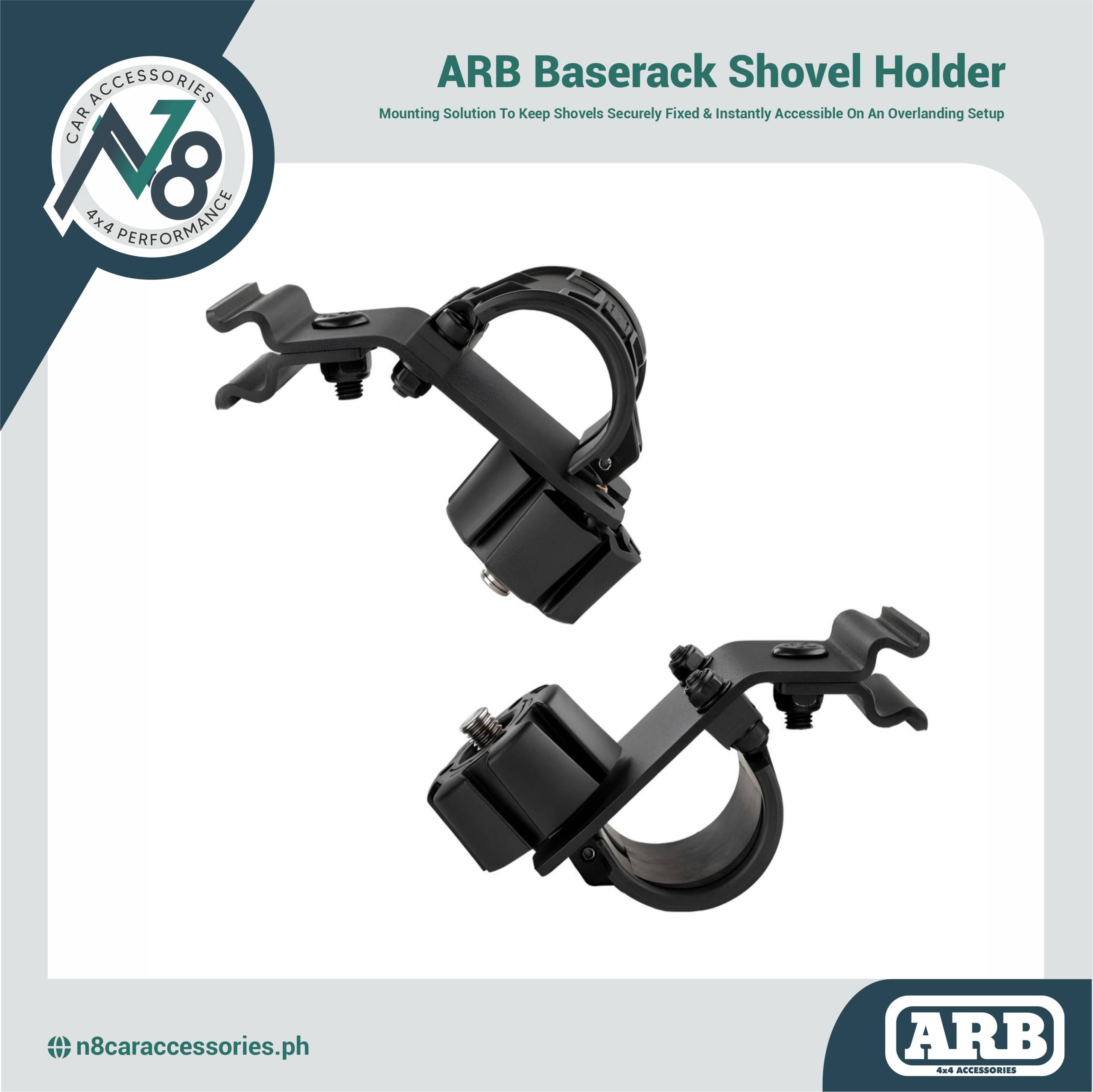ARB Baserack Shovel Holder Genuine
