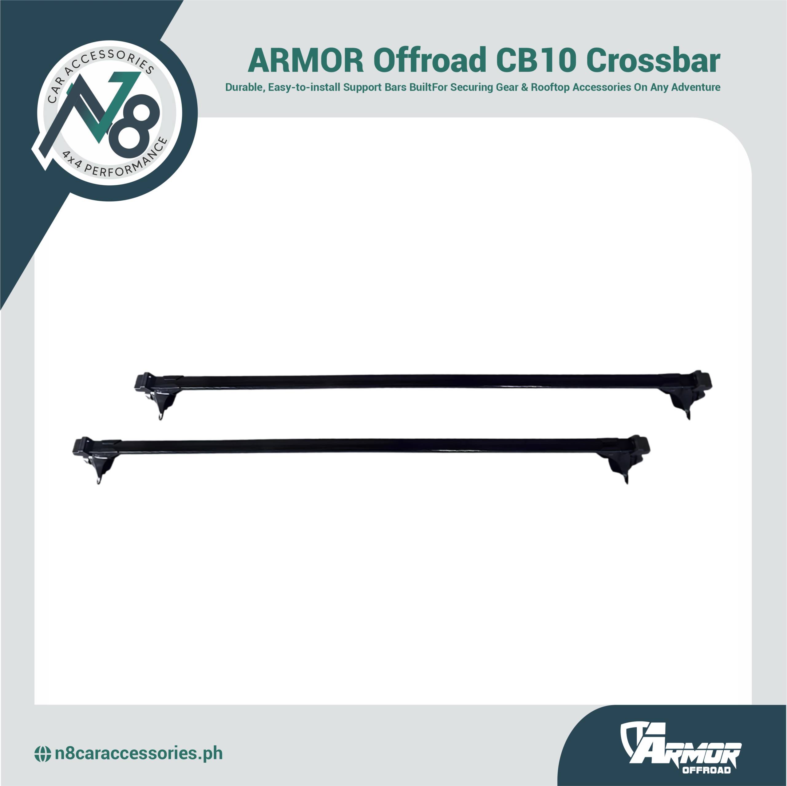 ARMOR Offroad CB10 GUTTER TYPE Crossbar Genuine