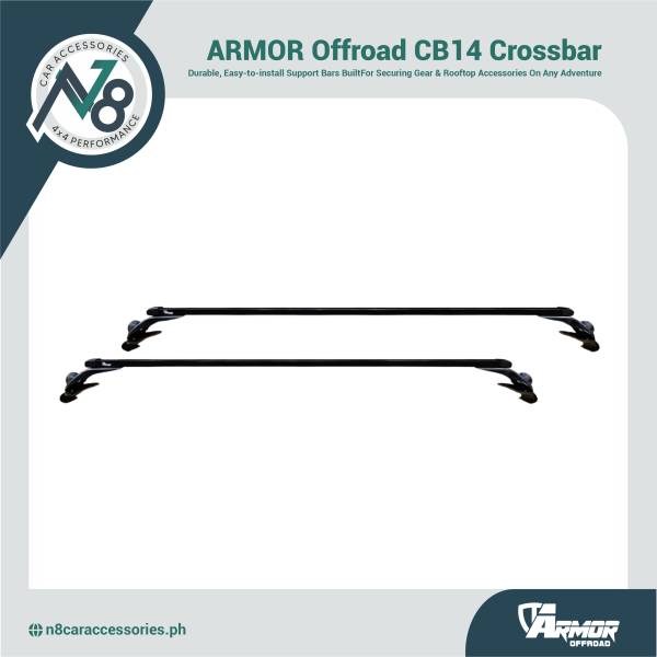 ARMOR Offroad CB14 CLIP TYPE/GUTTERLESS Crossbar Genuine