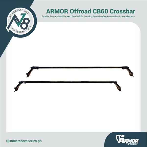 ARMOR Offroad CB60 GUTTER TYPE Crossbar Genuine