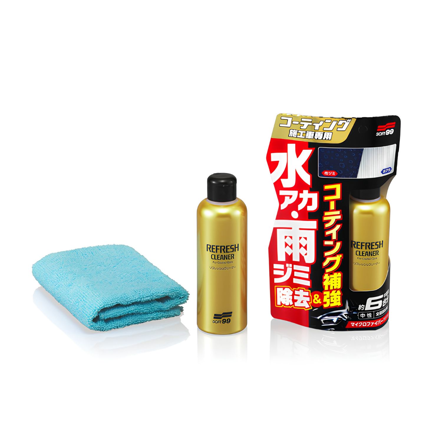 SOFT99 Refresh Cleaner for Coated Cars 180ml Genuine - Image 3