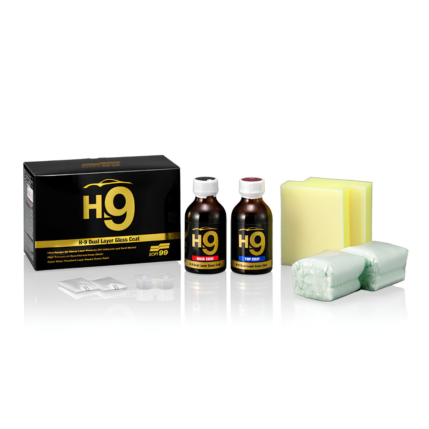 SOFT99 H-9 Dual Layers Glass Coat 100ml Genuine - Image 3