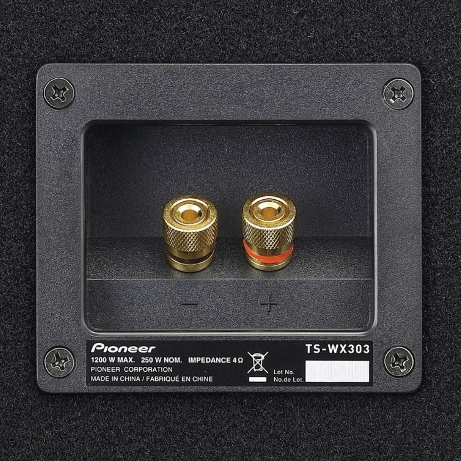 PIONEER TS-WX303 12" 1200W Subwoofer In Box Genuine - Image 4