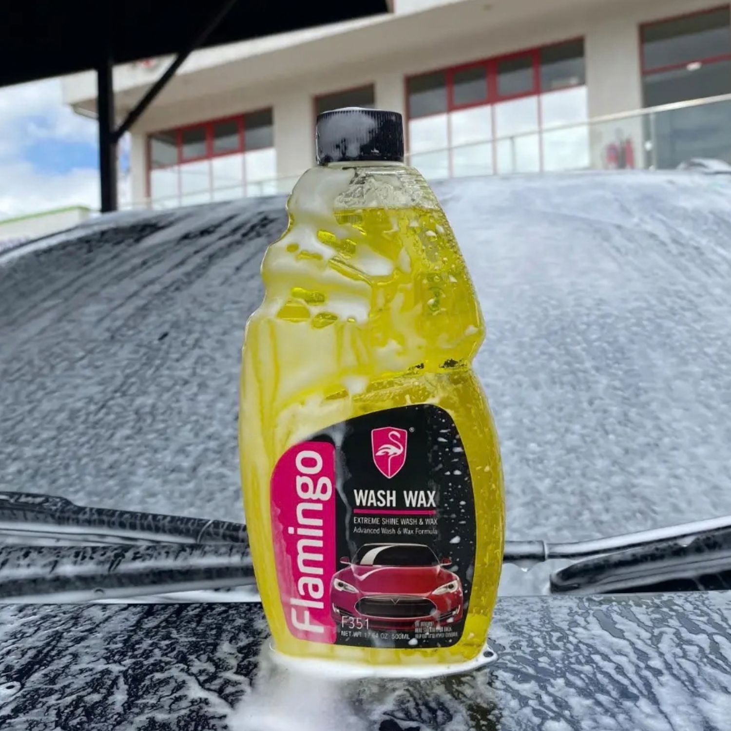FLAMINGO Car Shampoo with Wax Genuine - Image 3