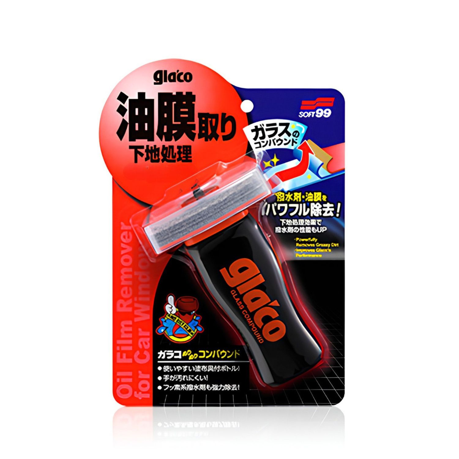 SOFT99 Glaco Roll On Glass Compound 100ml Genuine - Image 2