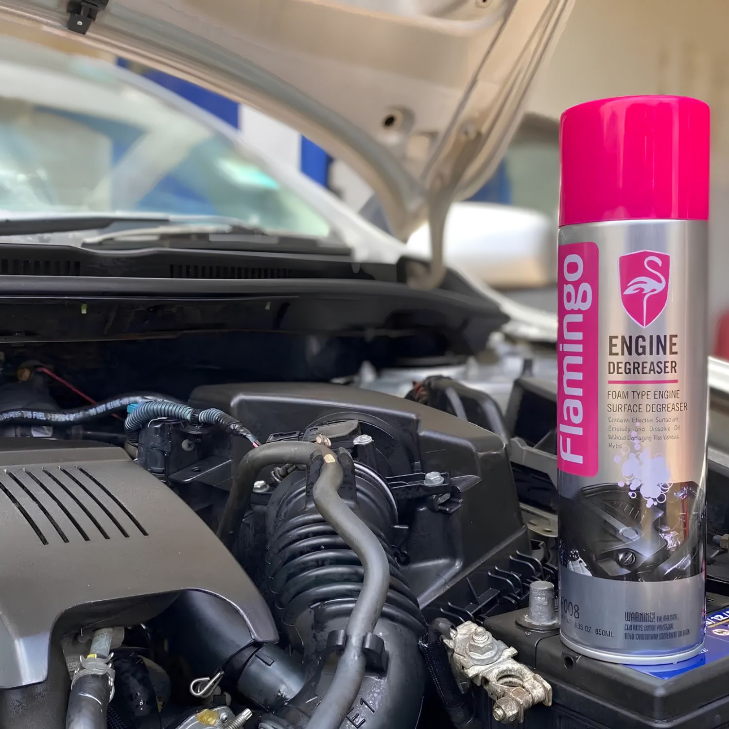 FLAMINGO Engine Degreaser - Foam Type 650ml Genuine - Image 6