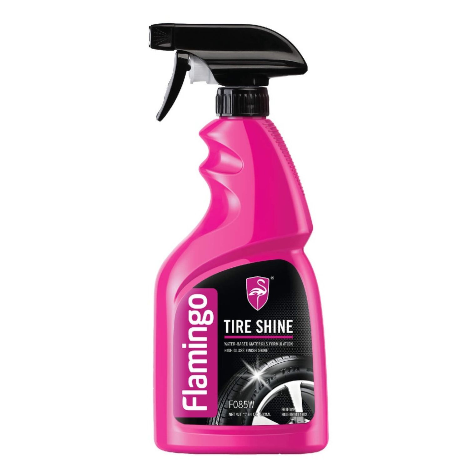 FLAMINGO Tire Shine Water Base 500ml Genuine - Image 2