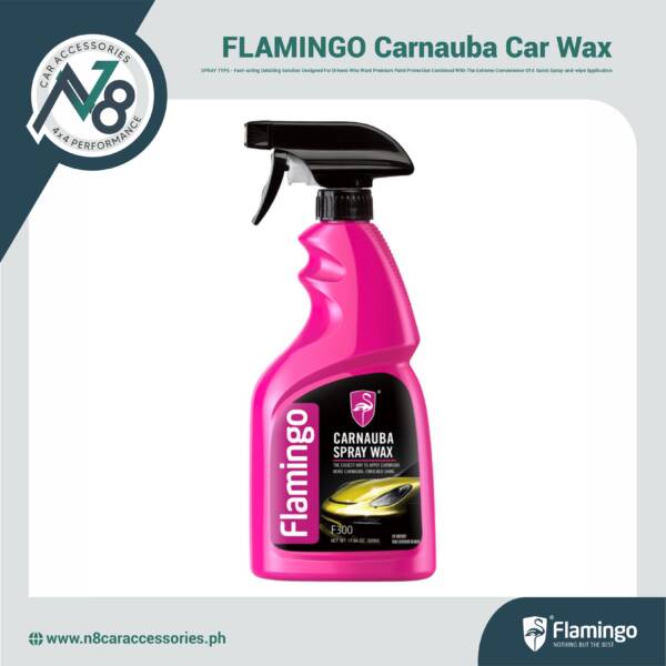 FLAMINGO Carnauba Car Wax - Spray Type 500ml Genuine