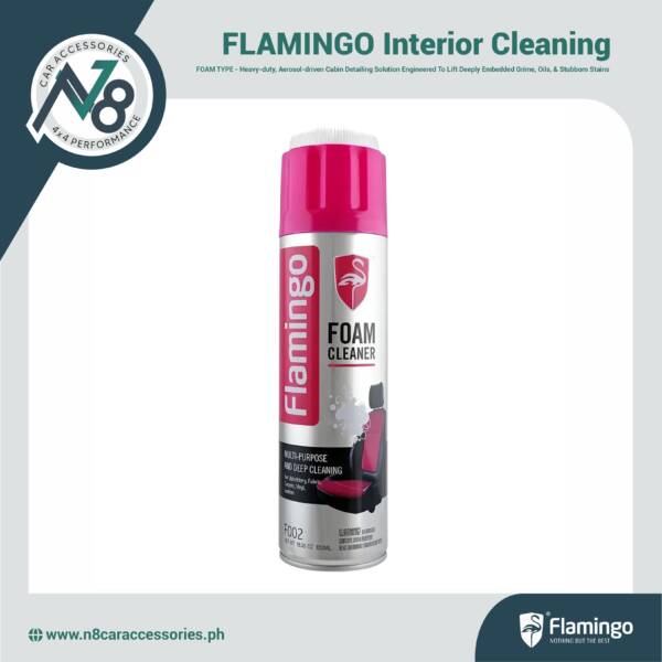 FLAMINGO Interior Cleaning - Foam Type 650ml Genuine