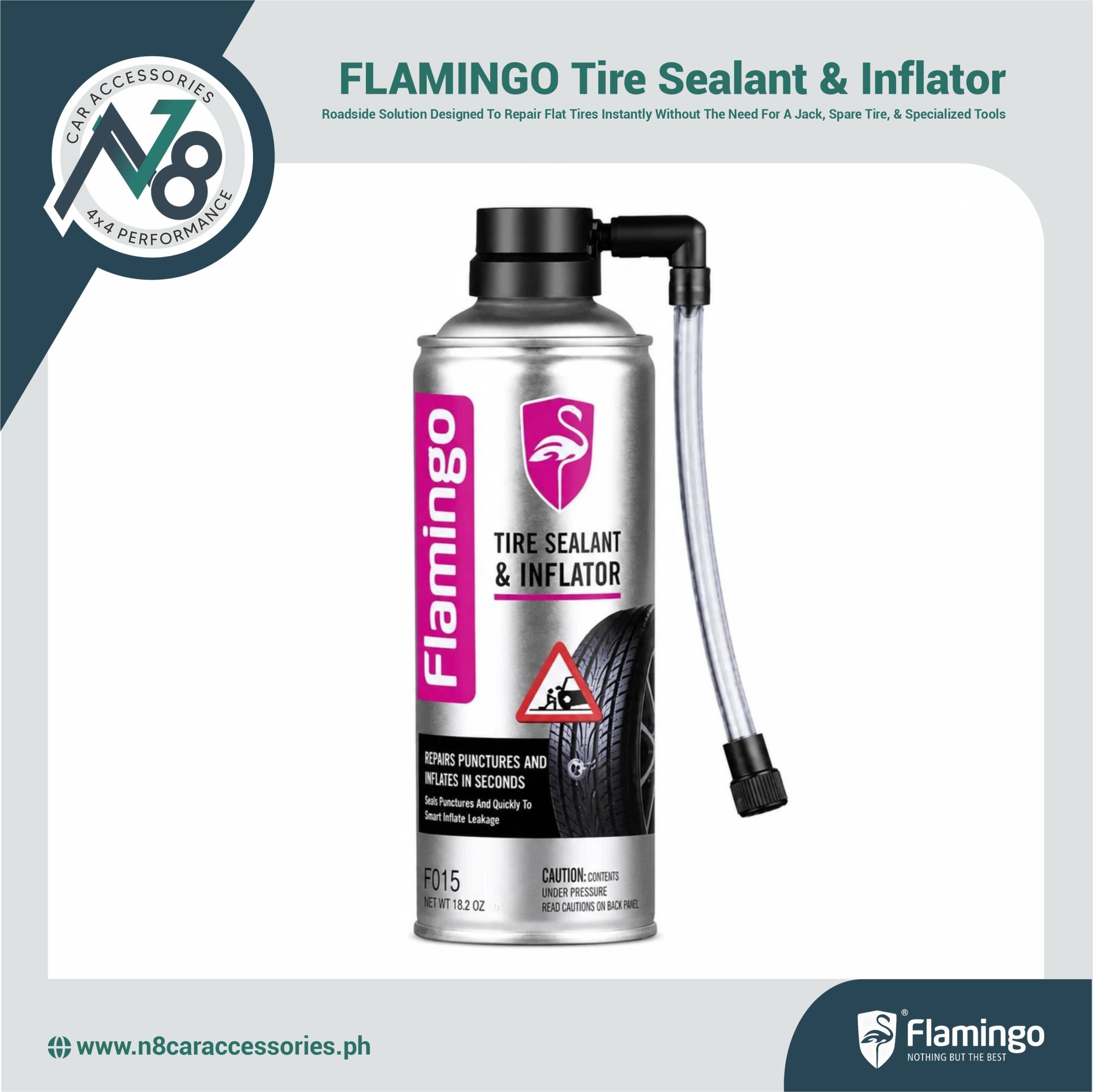 FLAMINGO Tire Sealant & Inflator 450ml Genuine