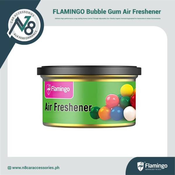 FLAMINGO Bubble Gum Organic Air Freshener 50g Genuine