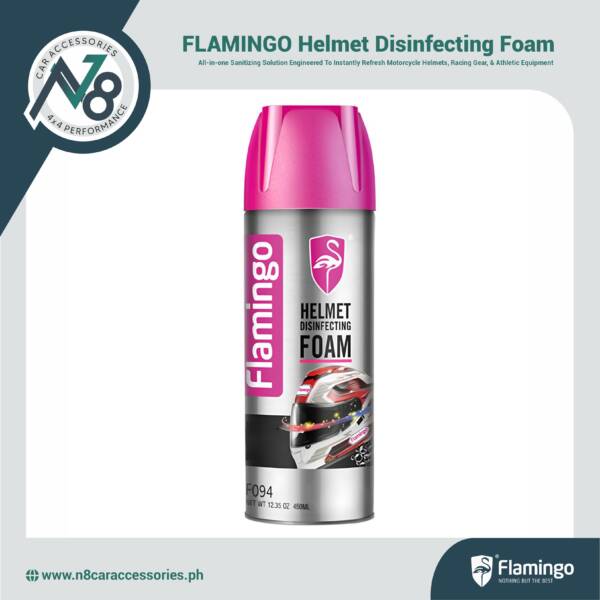 FLAMINGO Helmet Disinfecting Foam 450ml Genuine