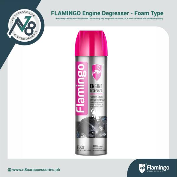 FLAMINGO Engine Degreaser - Foam Type 650ml Genuine