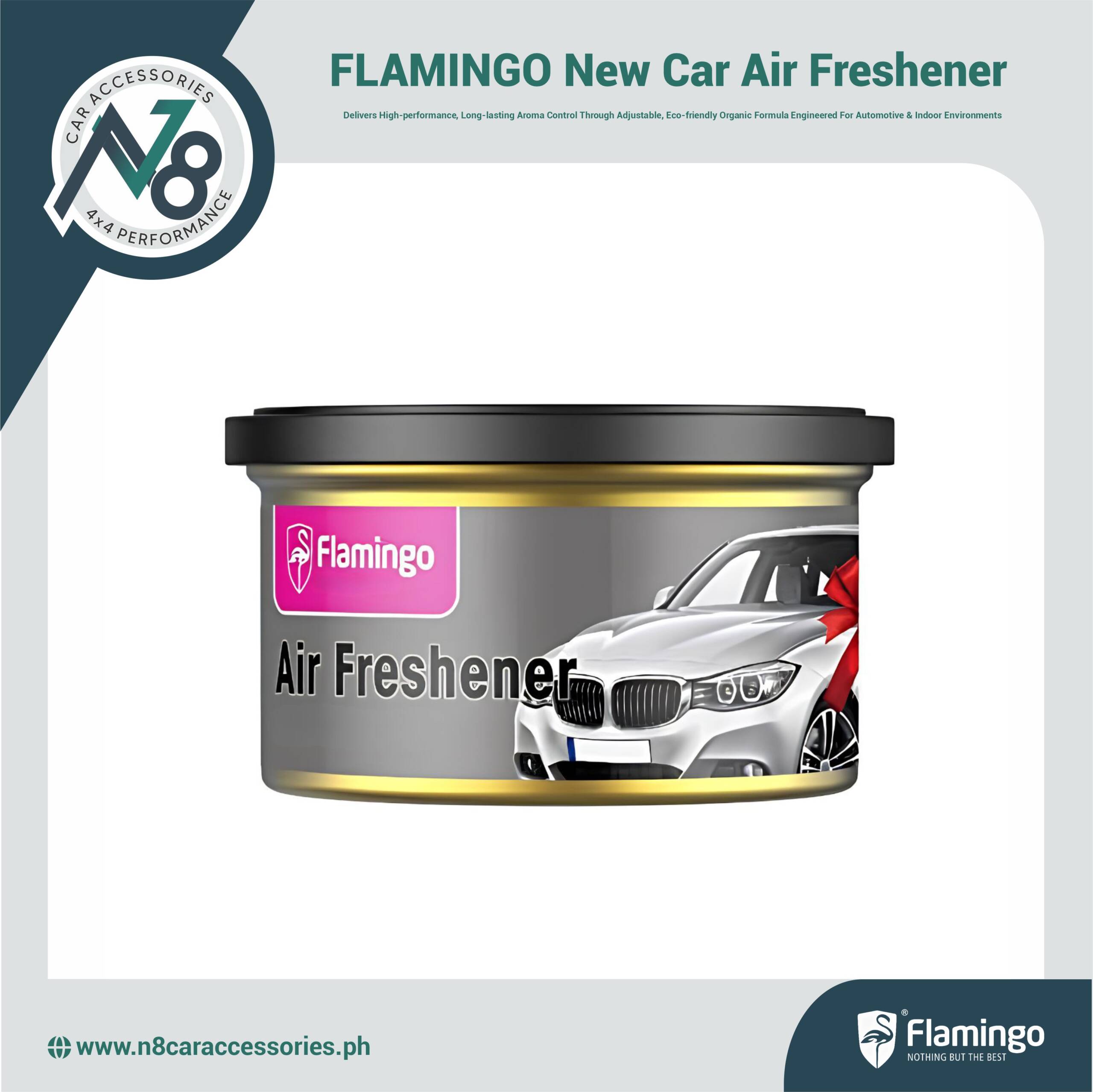 FLAMINGO New Car Organic Air Freshener 50g Genuine