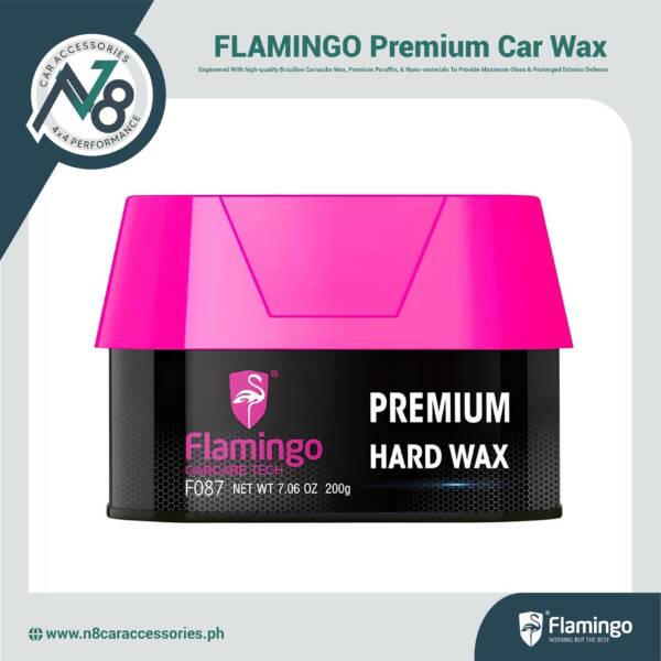 FLAMINGO Premium Car Wax 200g Genuine