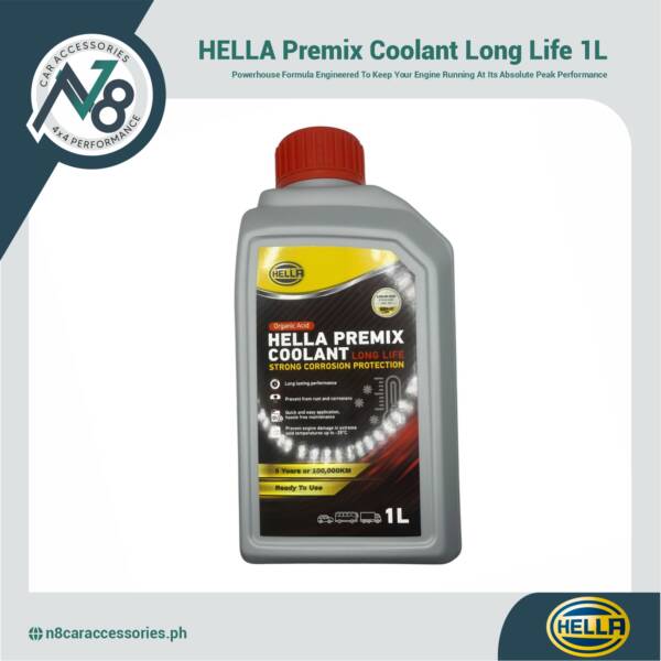HELLA Premix Coolant Long Life 1L Genuine