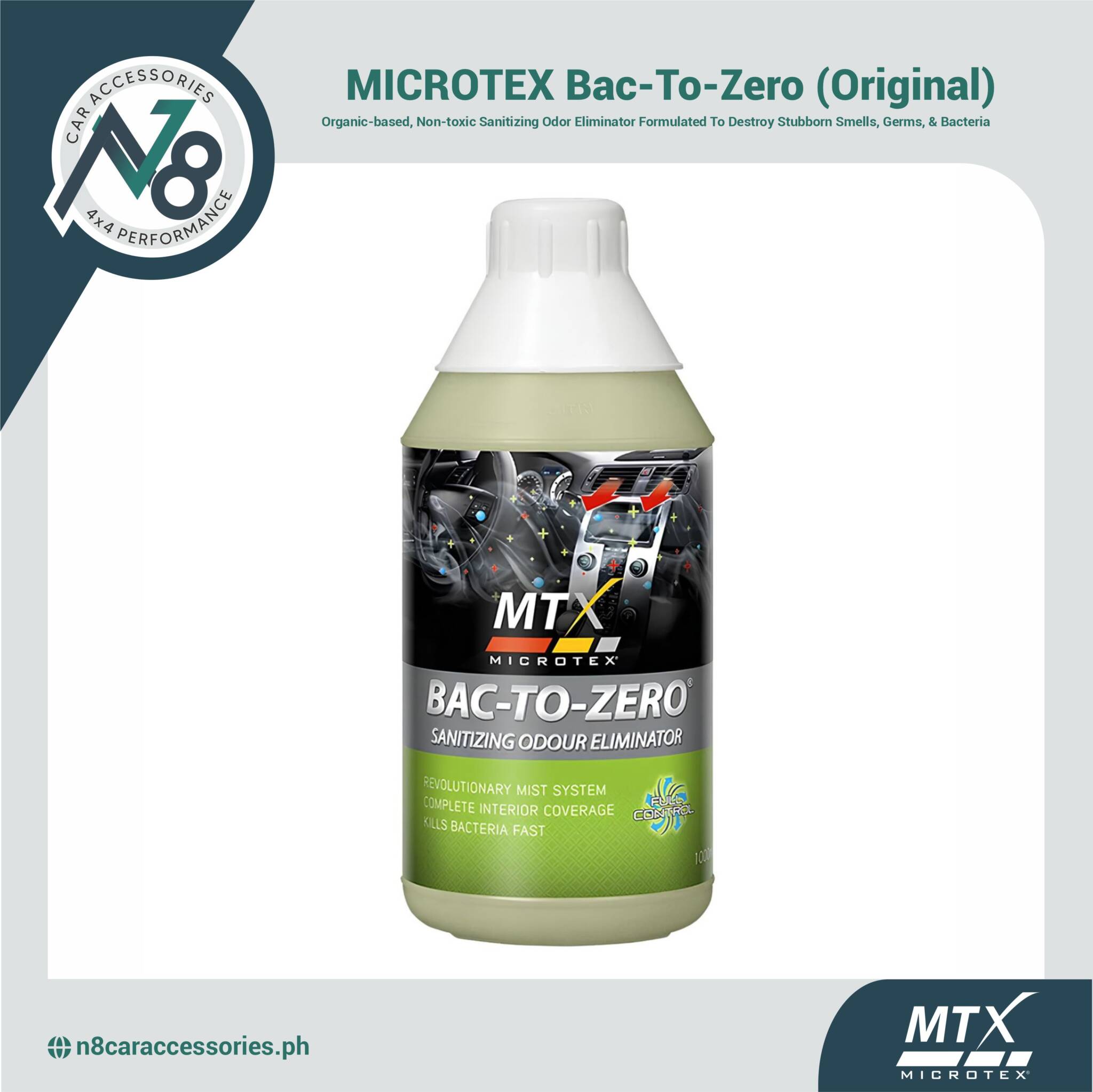 MICROTEX Bac-To-Zero (Original) 1L Genuine - N8 Car Accessories 4x4
