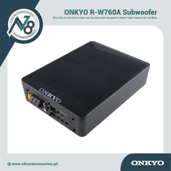 ONKYO R-W760A 8" Aluminum Active Subwoofer Genuine