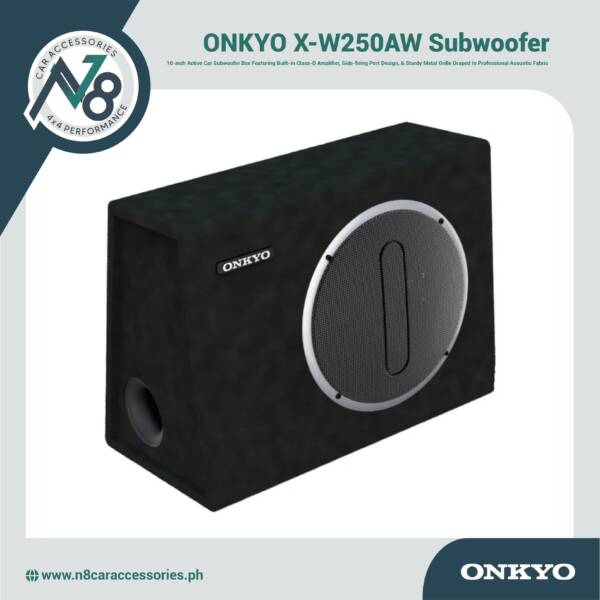 ONKYO X-W250AW 10" Active Subwoofer Box Genuine