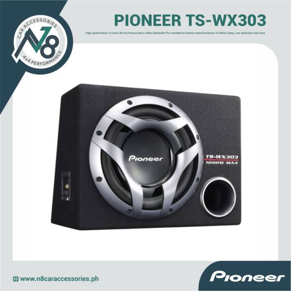 PIONEER TS-WX303 12" 1200W Subwoofer In Box Genuine