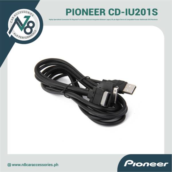 PIONEER CD-IU201S iPod® & iPhone® Interface Cable For Select Pioneer A/V Receivers Genuine