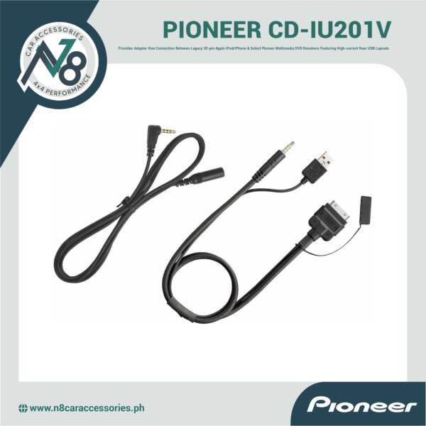 PIONEER CD-IU201V USB Interface Cable For iPod/iPhone Genuine