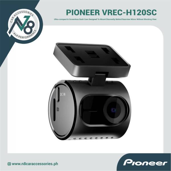 PIONEER VREC-H120SC Front Dash Camera - 1.5K, WDR - WiFi / GPS Genuine