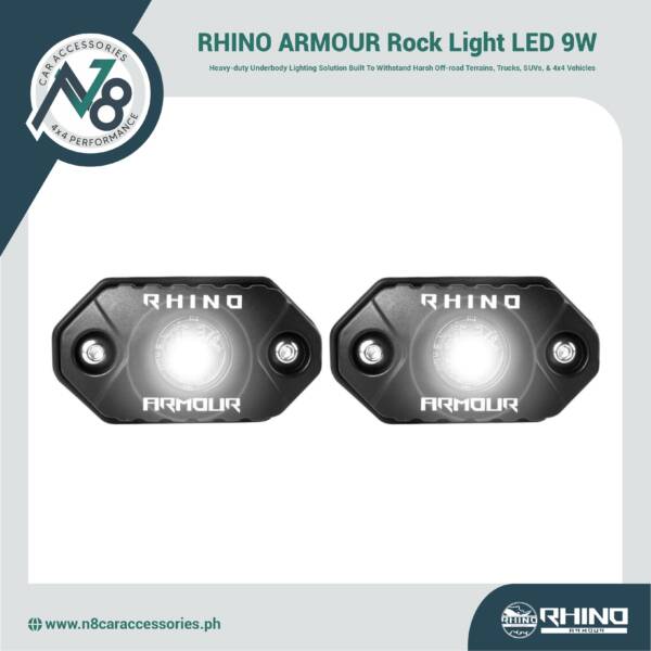 RHINO ARMOUR Rock Light LED 9W Genuine