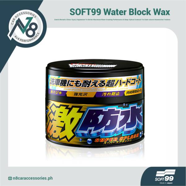 SOFT99 Water Block Wax Gloss Type Dark 200g Genuine