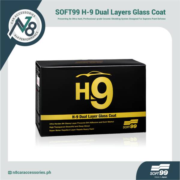 SOFT99 H-9 Dual Layers Glass Coat 100ml Genuine