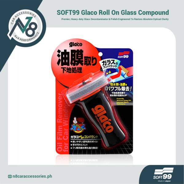 SOFT99 Glaco Roll On Glass Compound 100ml Genuine