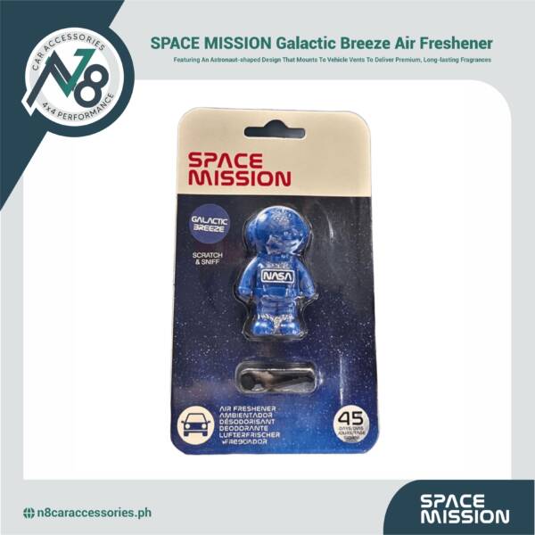 SPACE MISSION Galactic Breeze Air Freshener Genuine