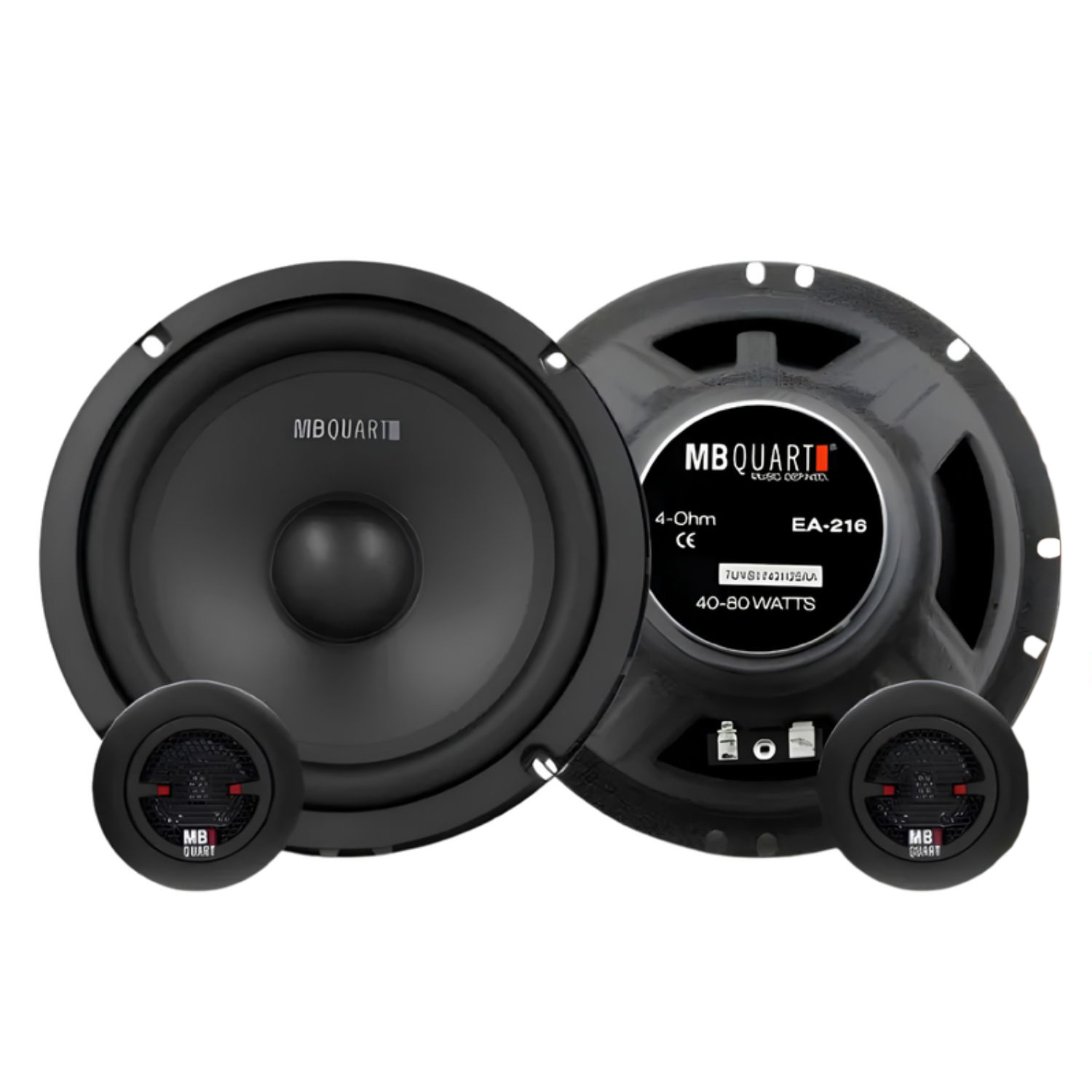 MB QUART EA-216 6.5" 2-Way Component Speaker System Genuine - Image 2