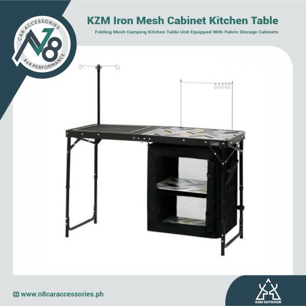 KZM Iron Mesh Cabinet Kitchen Table Genuine