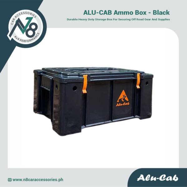 ALU-CAB Ammo Box - Black Genuine