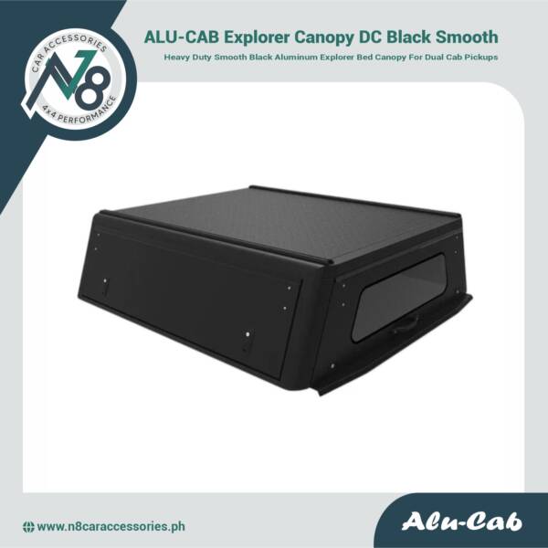 ALU-CAB Explorer Canopy DC Black Smooth Genuine