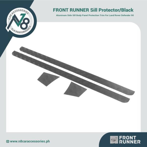 FRONT RUNNER Land Rover Defender 90 (1983-2016) Sill Protector/Black Genuine
