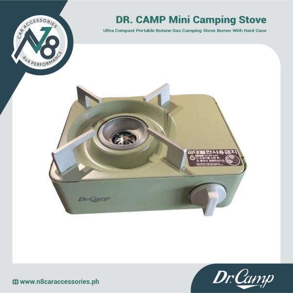 DR. CAMP Mini Camping Stove Burner with Case - Butane Genuine